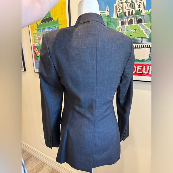Stella McCartney Women’s Grey Plaid Blazer - Size 42 / US 6 - Picture 6 of 14
